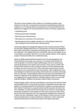 Factors that contribute to community business success 3. Desk-based review